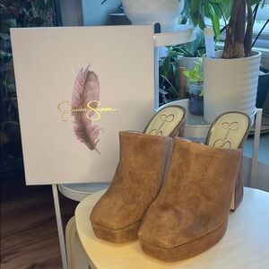Jessica Simpson Denima Suede Mules